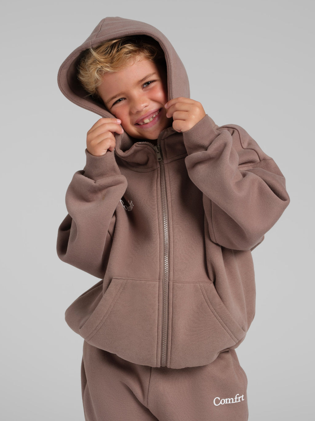 Cloud Zip Kids Hoodie