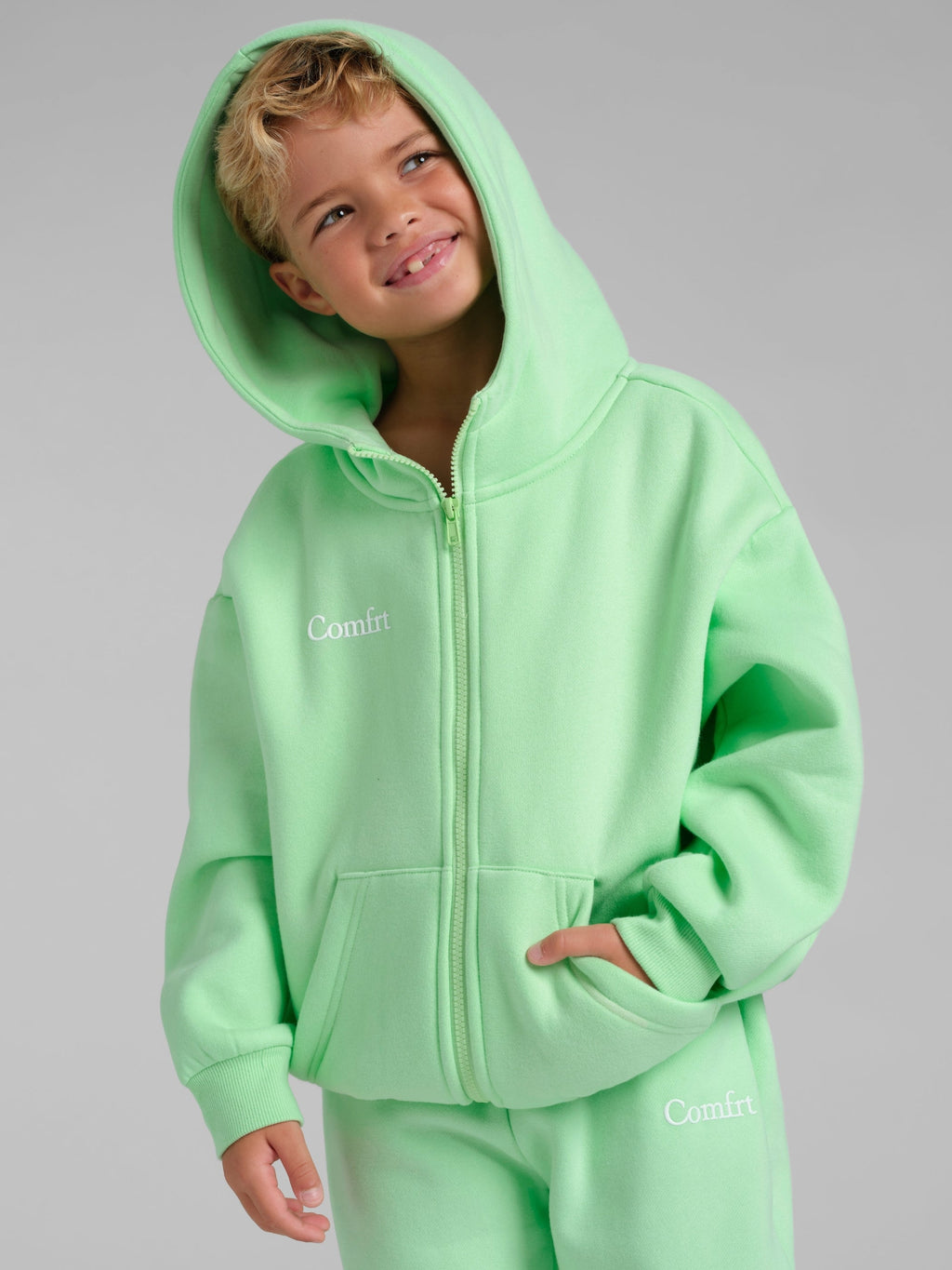 Cloud Zip Kids Hoodie