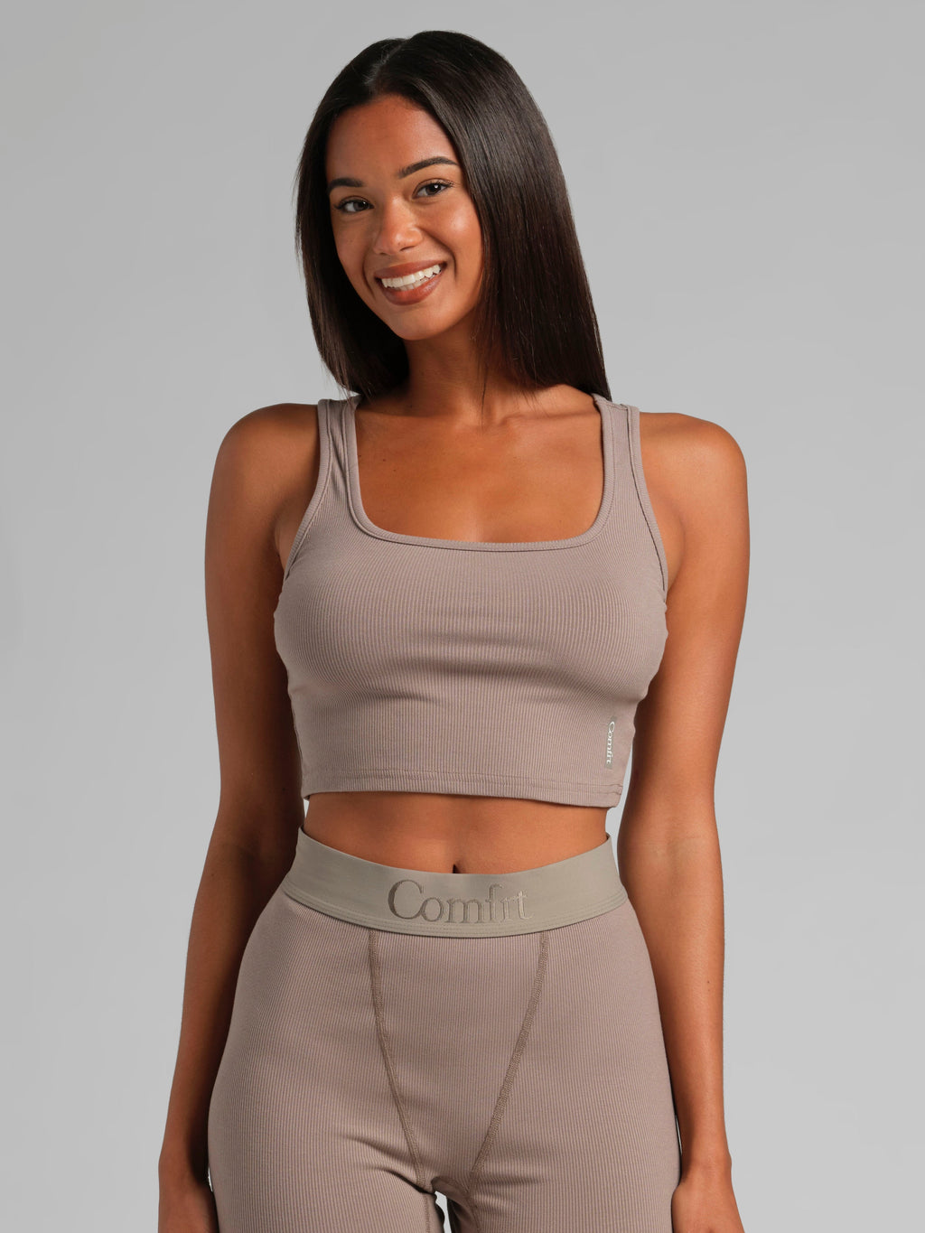 Rib Contour Crop Tank