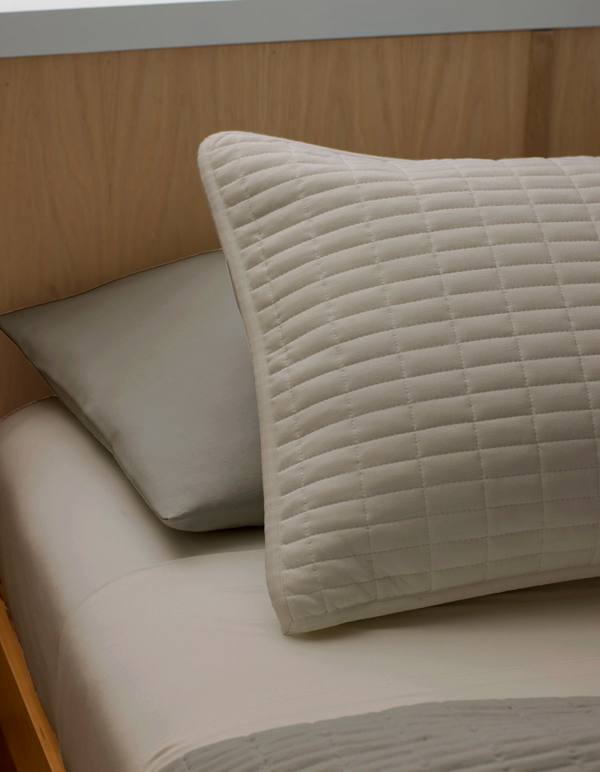 Bamboo Jersey Quilted Shams