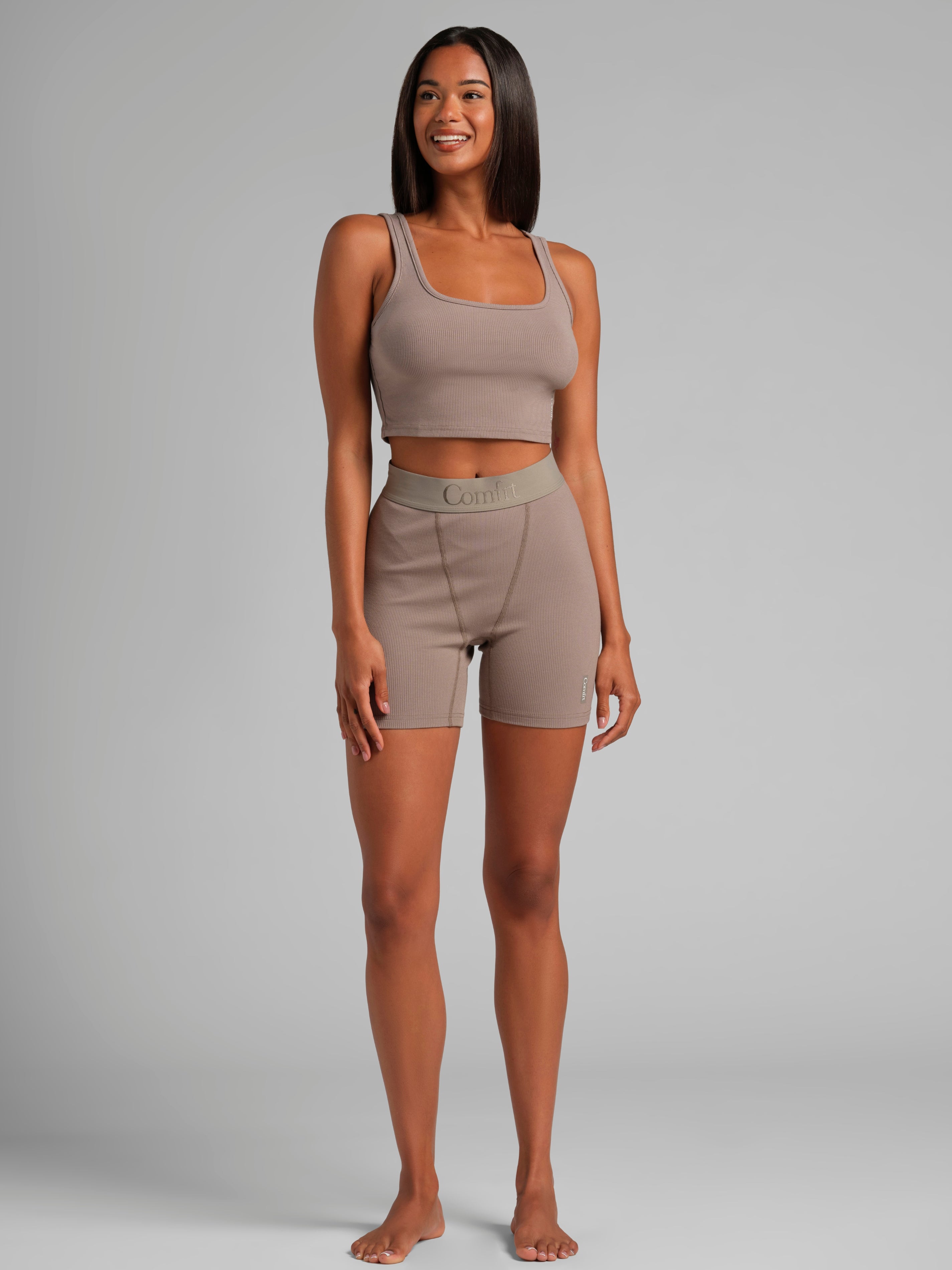 Rib Contour Crop Tank