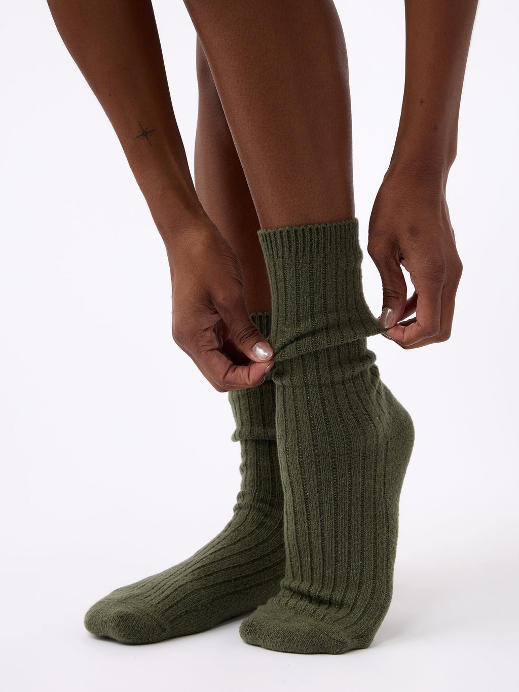 Women's Plush Lounge Calf Sock