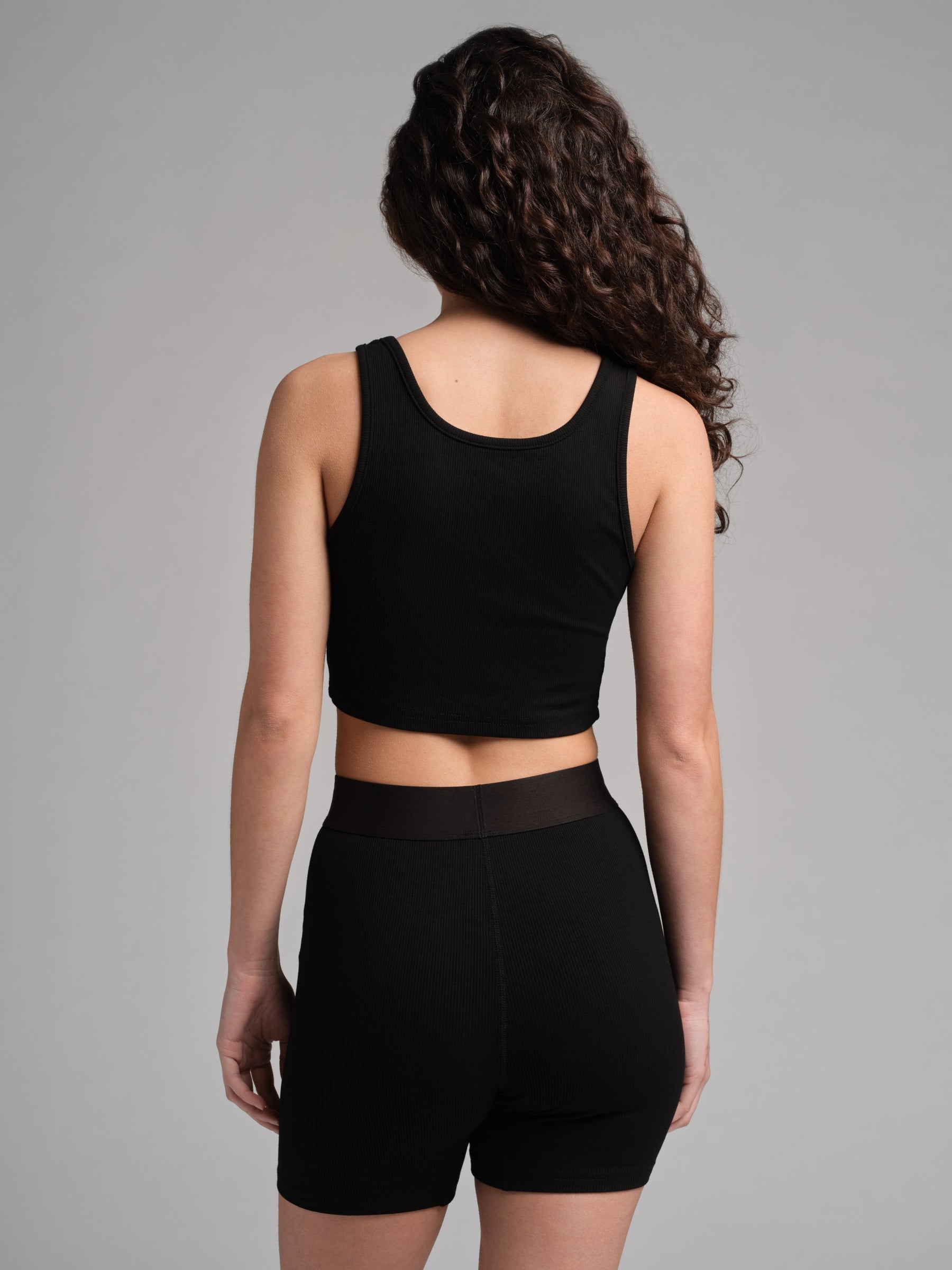 Rib Contour Crop Tank