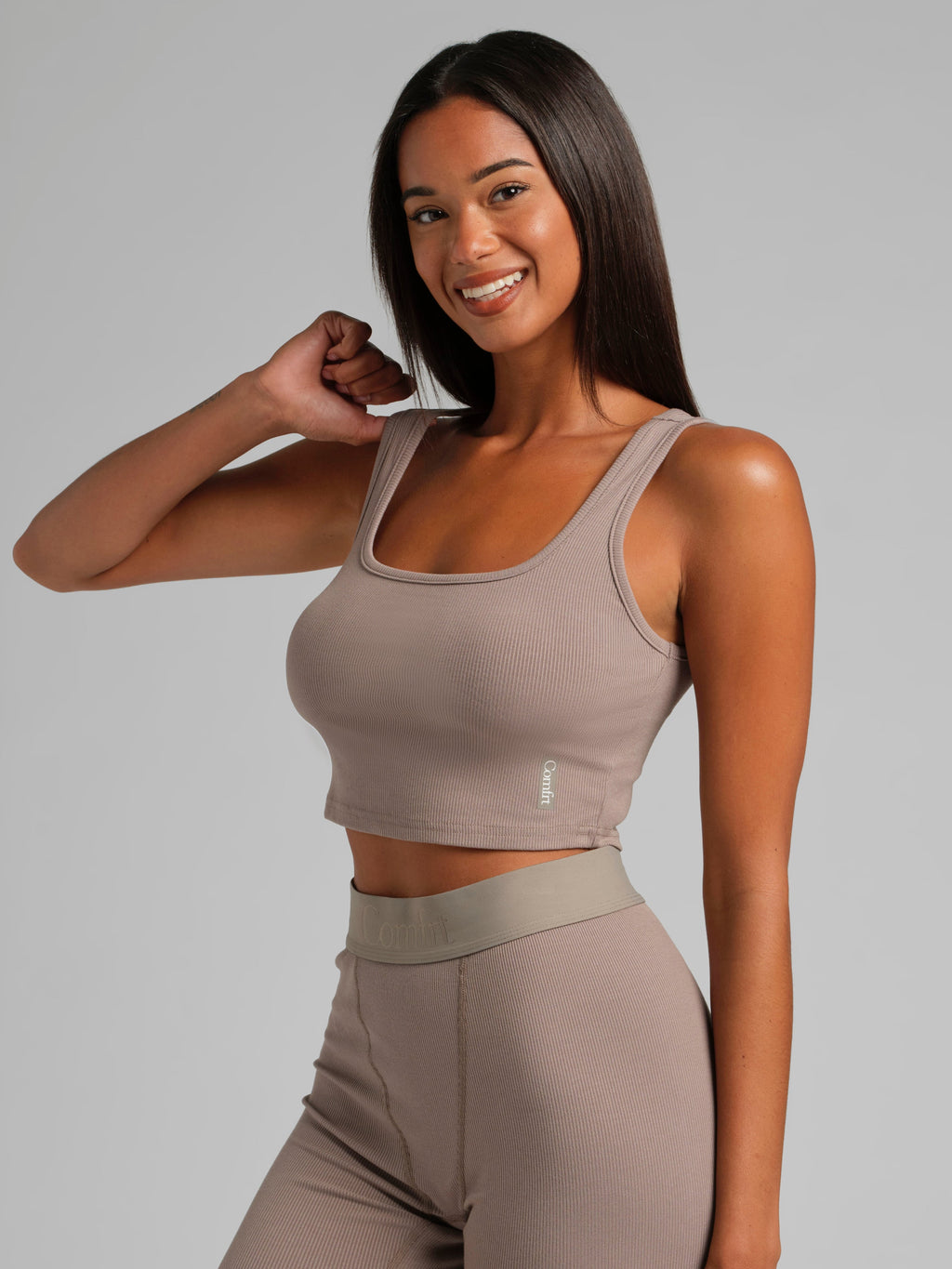 Rib Contour Crop Tank