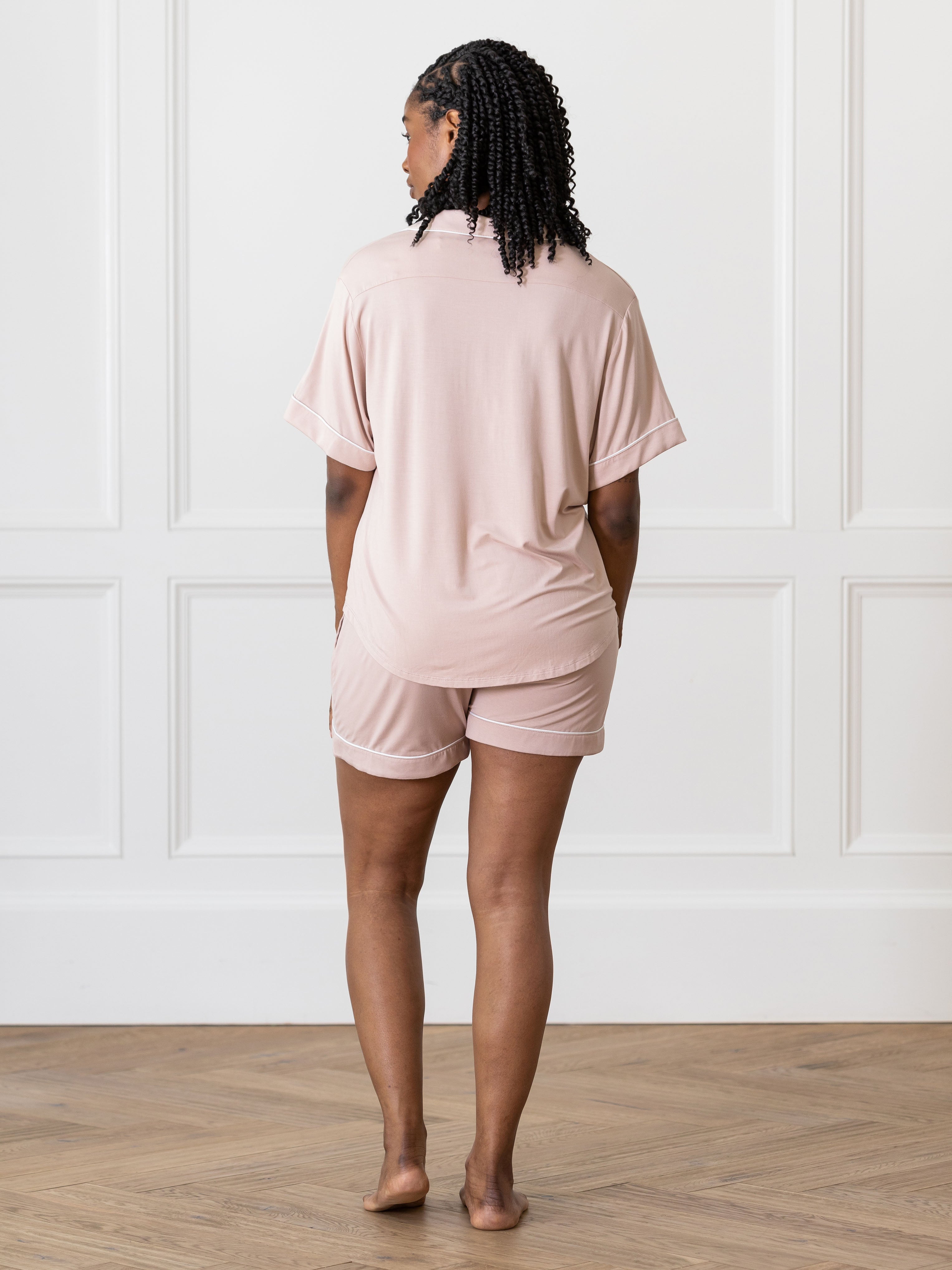 Women's Bamboo Stretch-Knit Short Sleeve Pajama Top - Last Chance