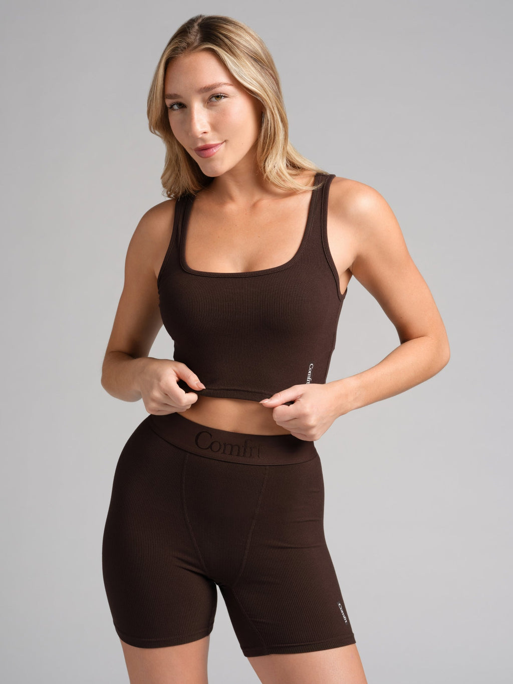 Rib Contour Crop Tank