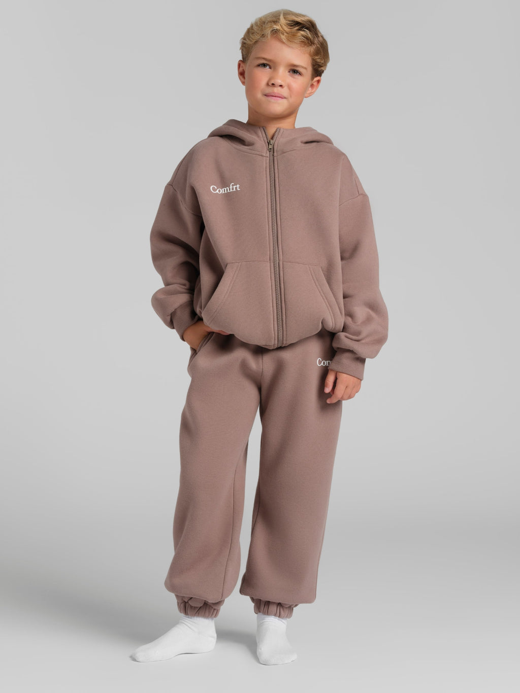 Cloud Zip Kids Hoodie