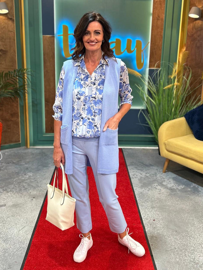 25" Lily Trousers - Baby Blue