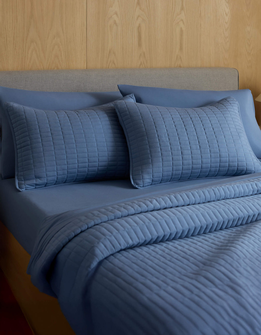 Bamboo Jersey Quilted Shams