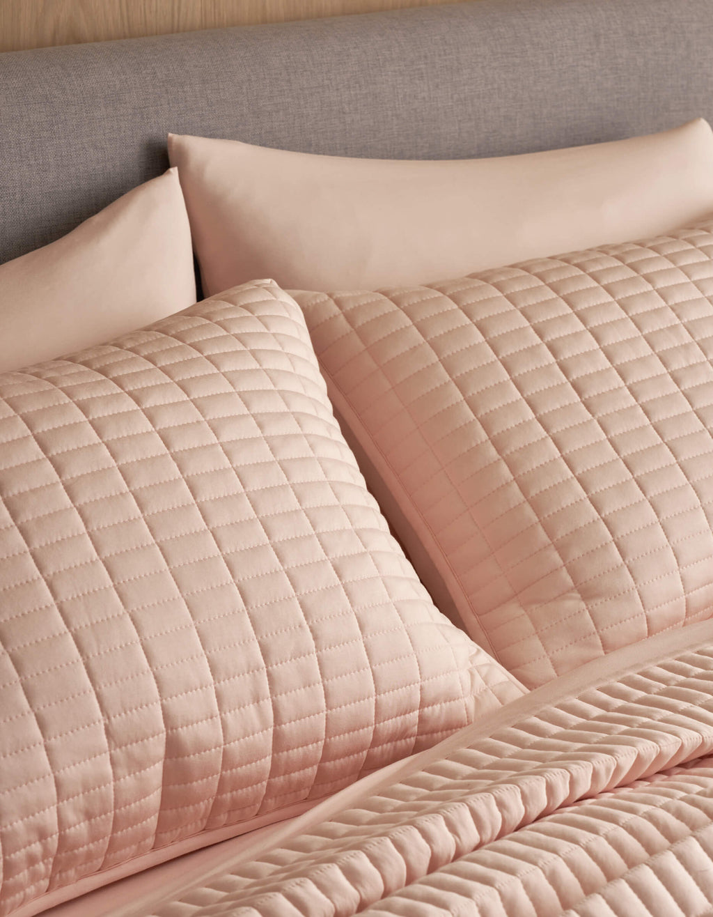 Bamboo Jersey Quilted Shams