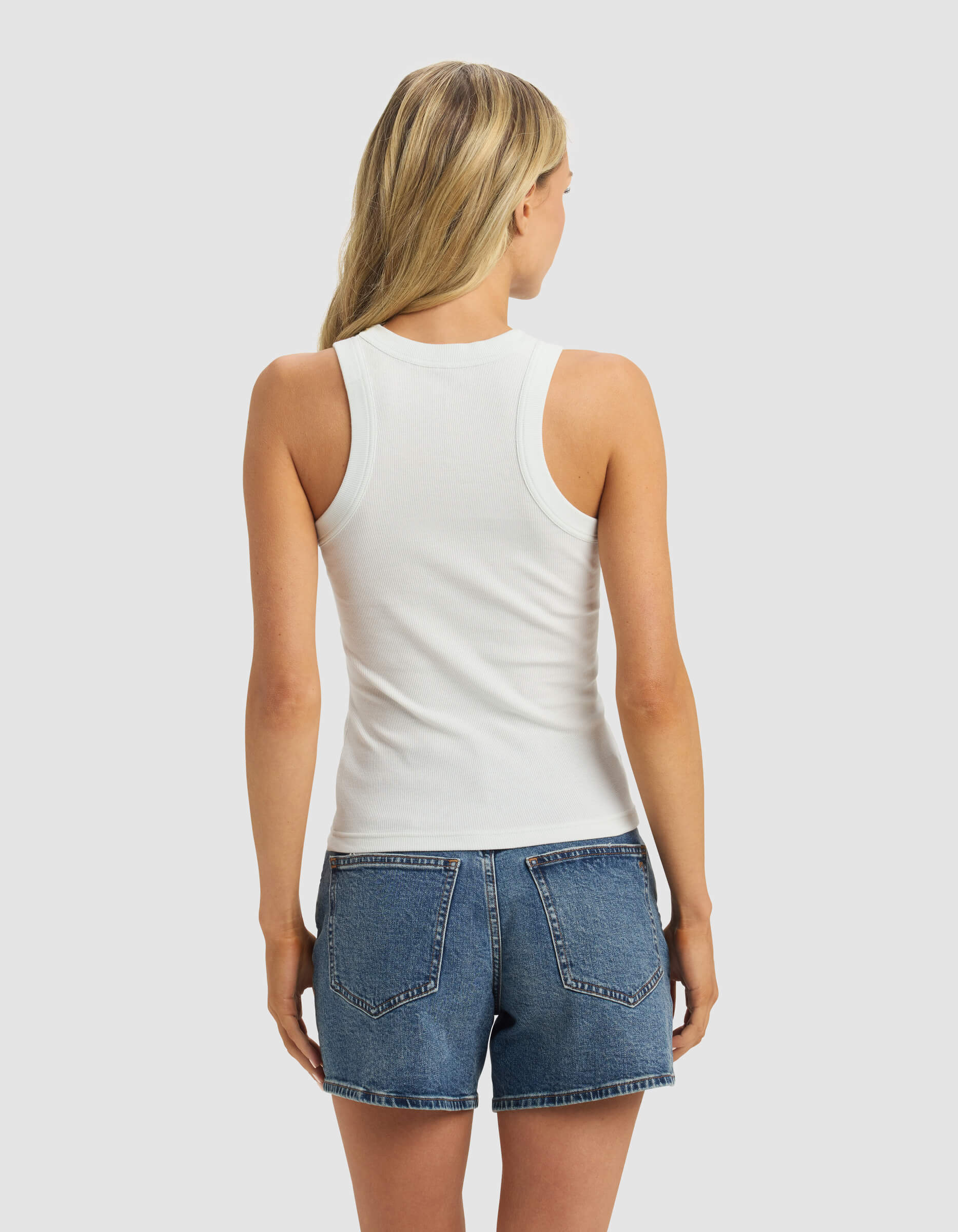Women's Fine Ribbed Tank