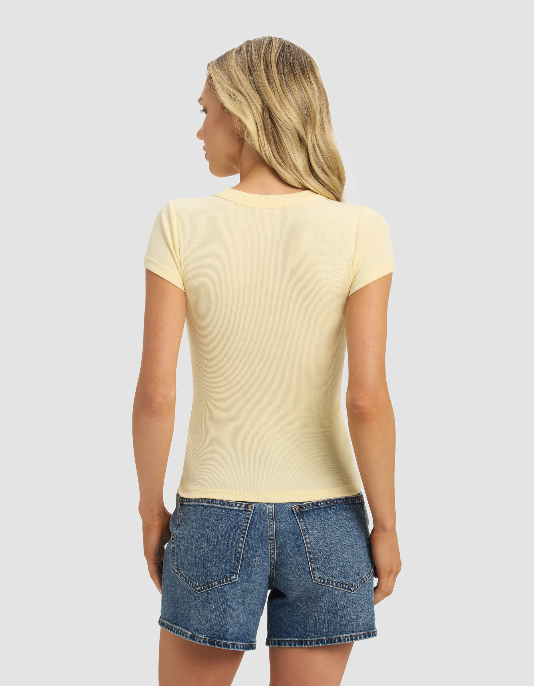Women's Fine Ribbed Tee