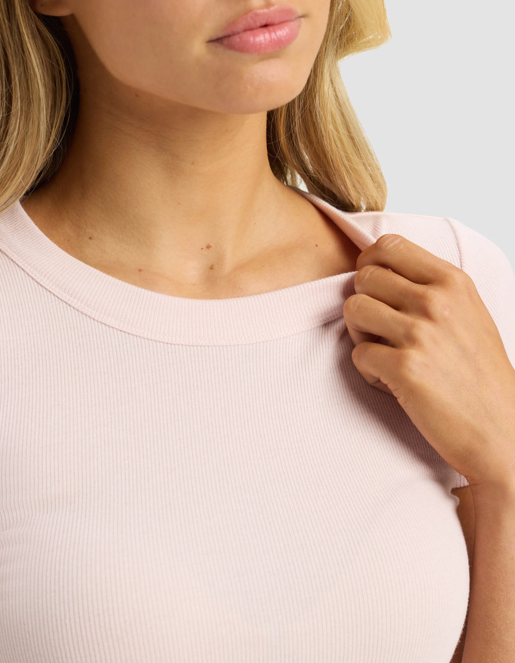 Women's Fine Ribbed Tee