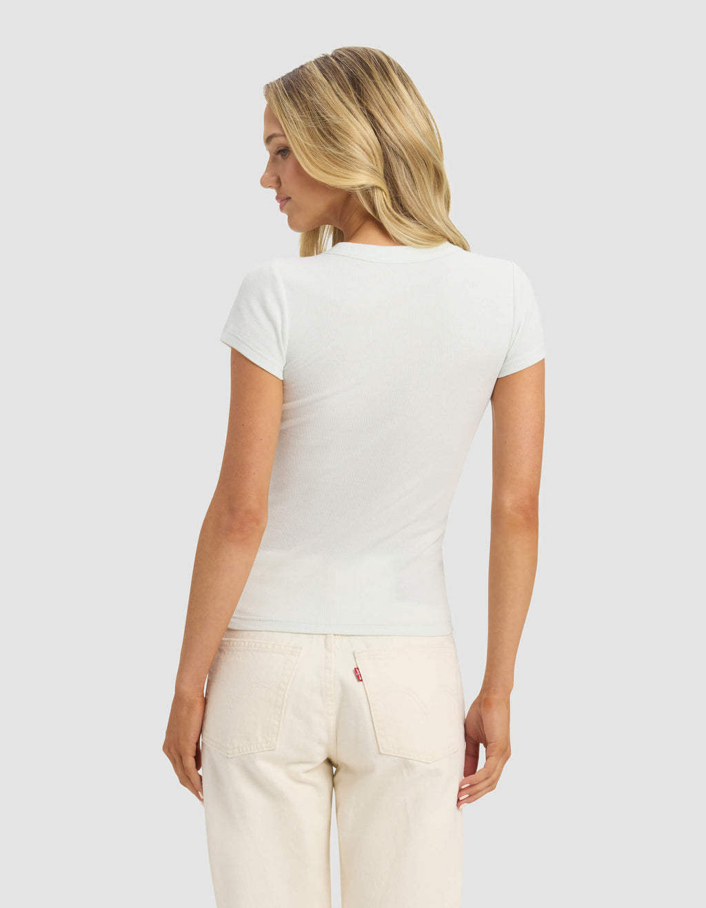 Women's Fine Ribbed Tee