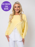 Crossover Top - One Sizes - Sizes 10-16 - Lemon