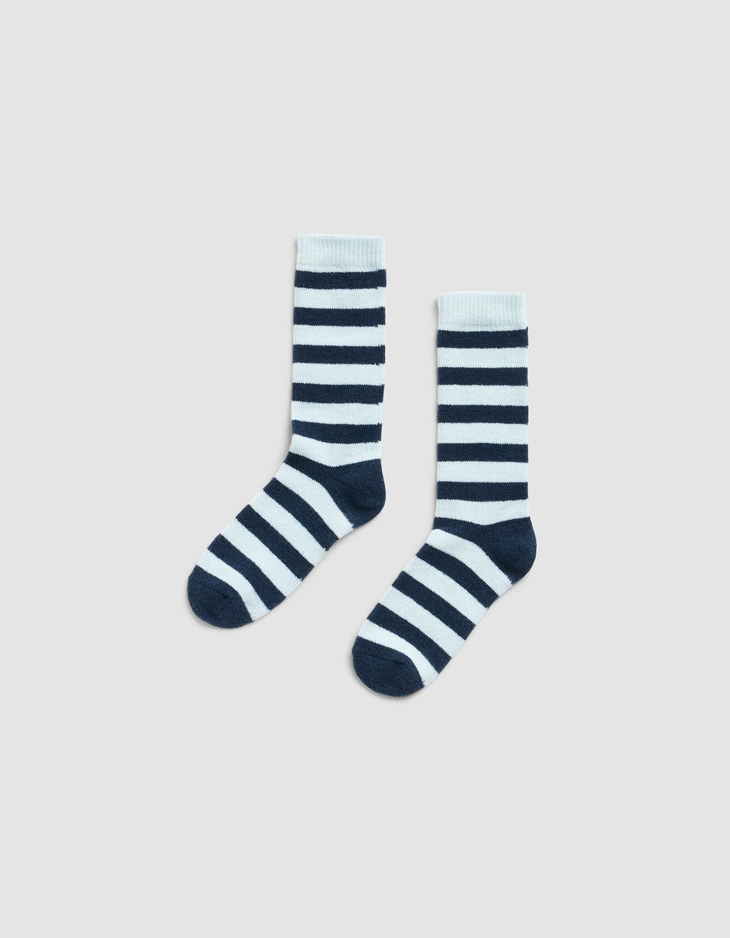 Striped Plush Lounge Calf Sock - Last Chance