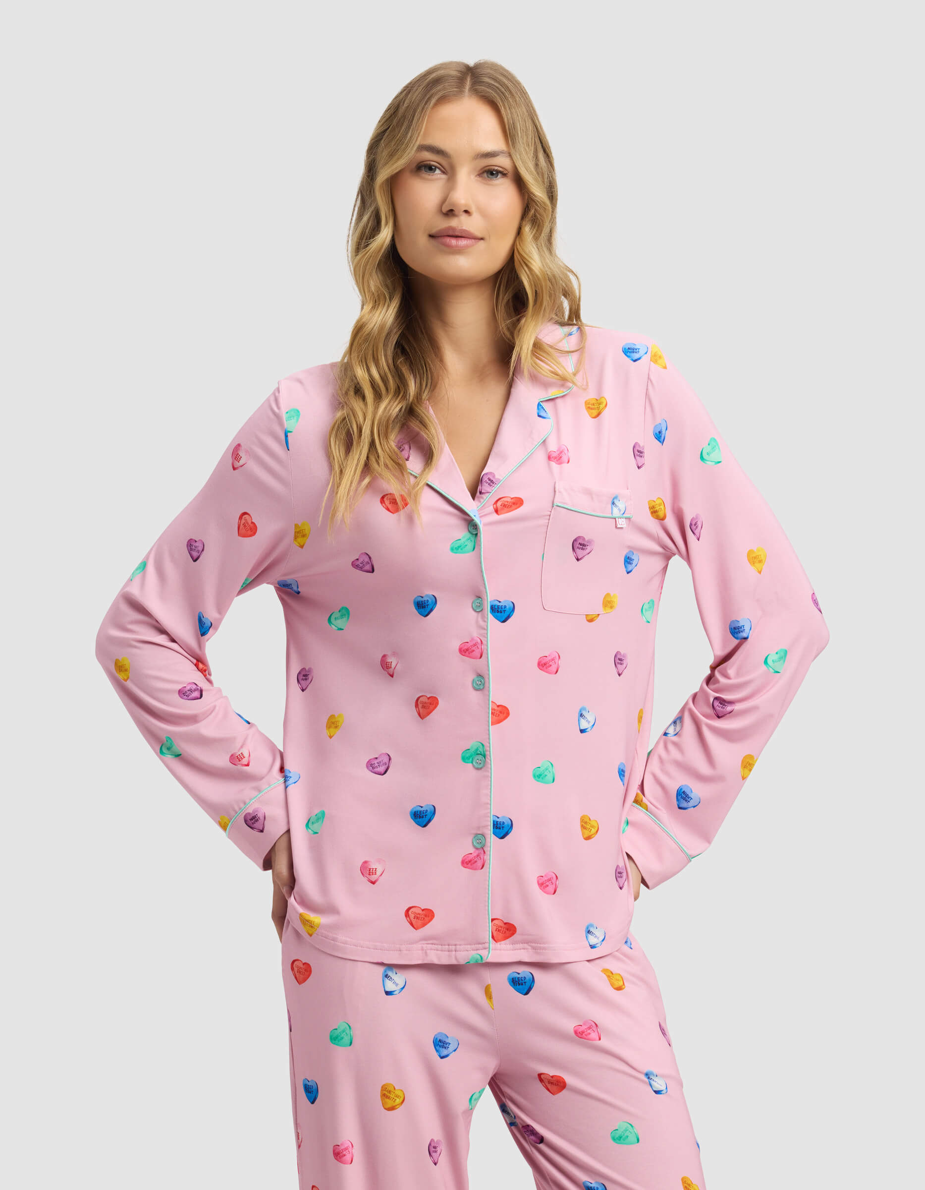 Women's Bamboo Stretch-Knit Long Sleeve Pajama Top - Last Chance