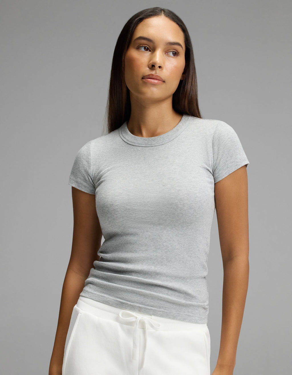 Women's Fine Ribbed Tee