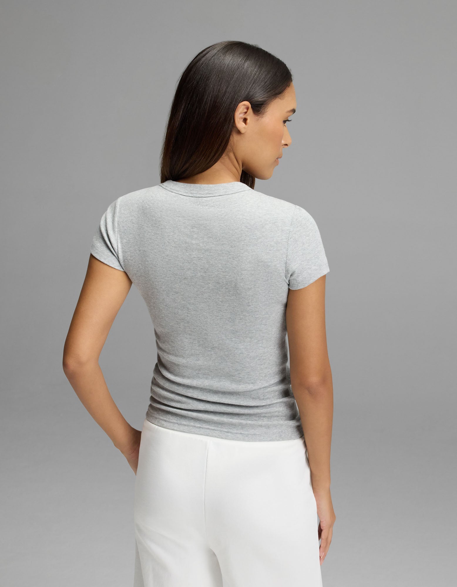 Women's Fine Ribbed Tee