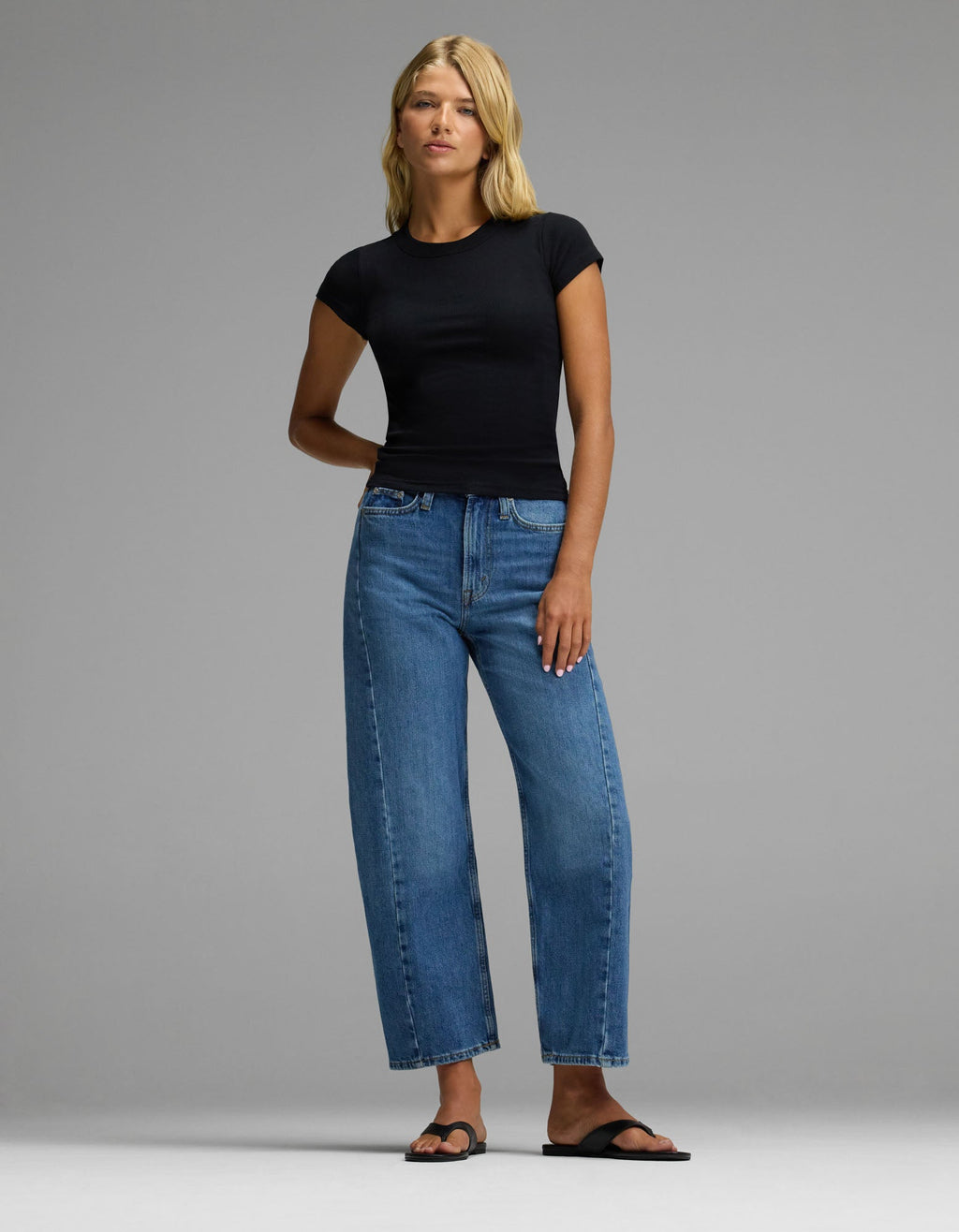 Women's Fine Ribbed Tee