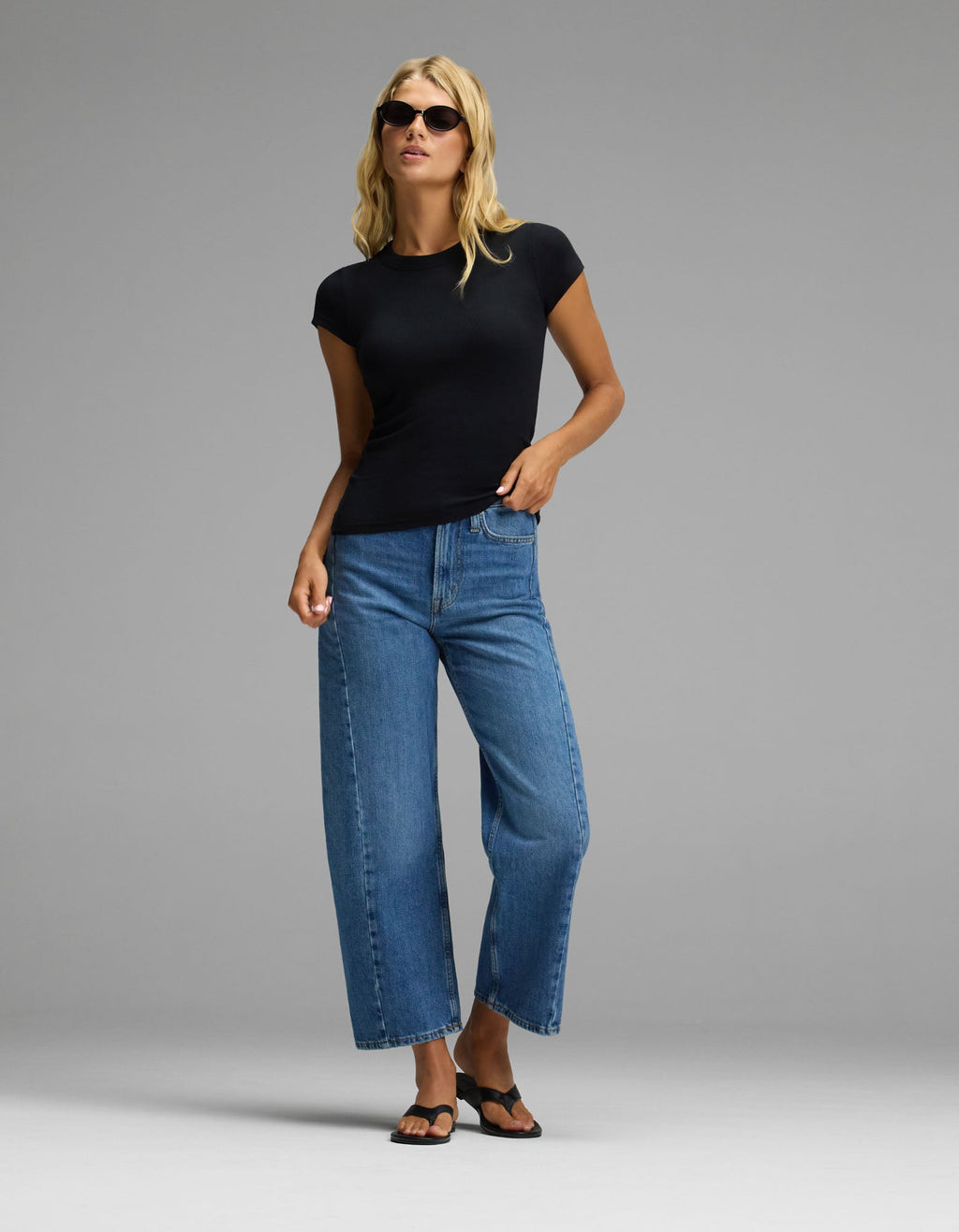 Women's Fine Ribbed Tee