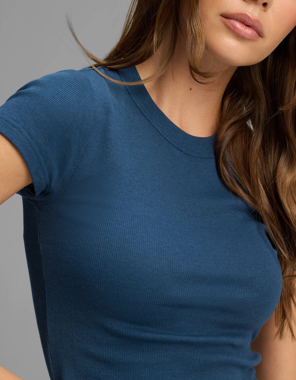 Women's Fine Ribbed Tee