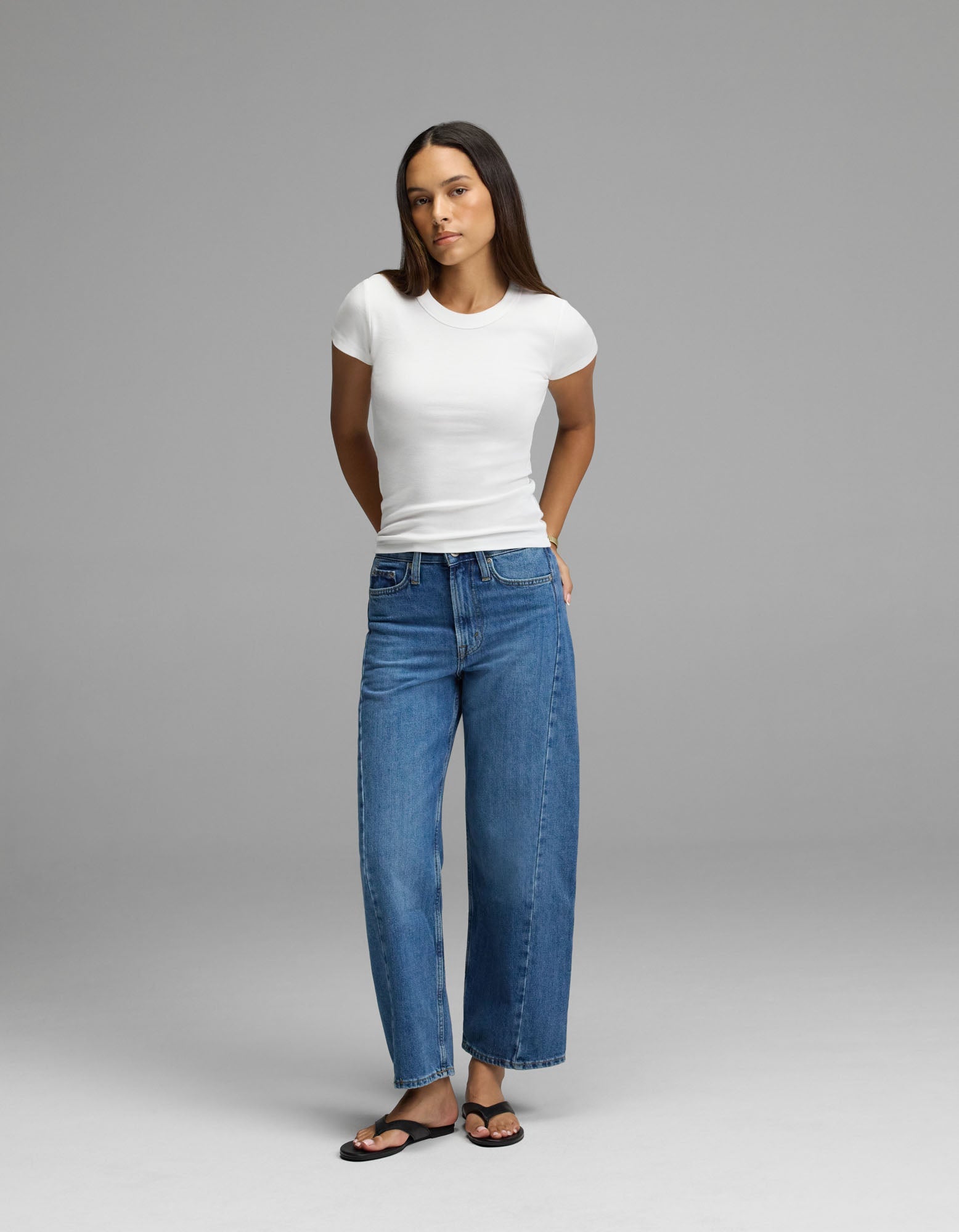 Women's Fine Ribbed Tee