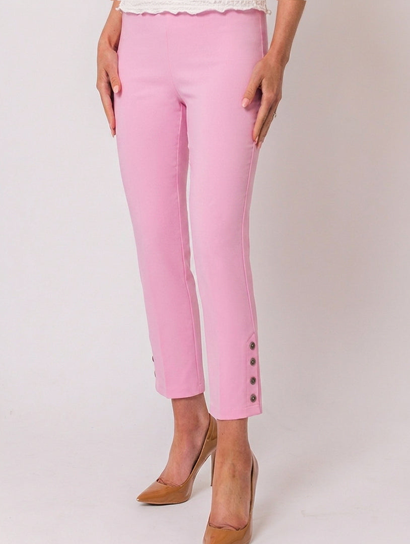 Button Crop Moda - Baby Pink