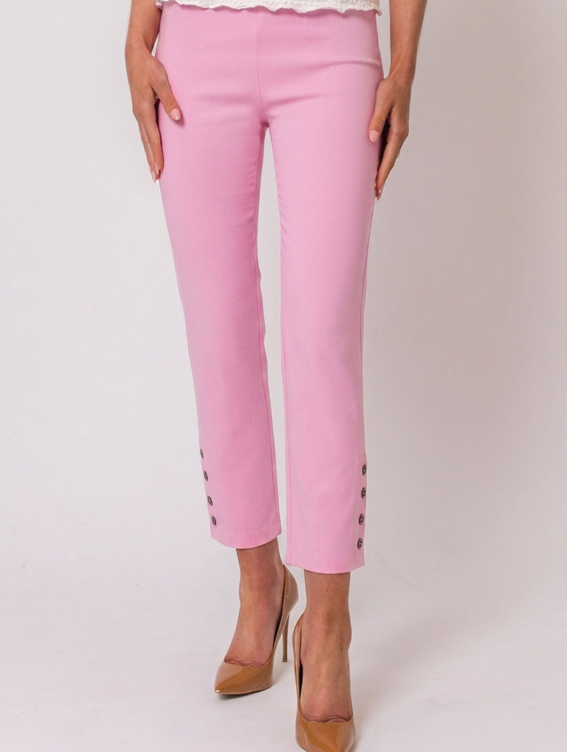 Button Crop Moda - Baby Pink