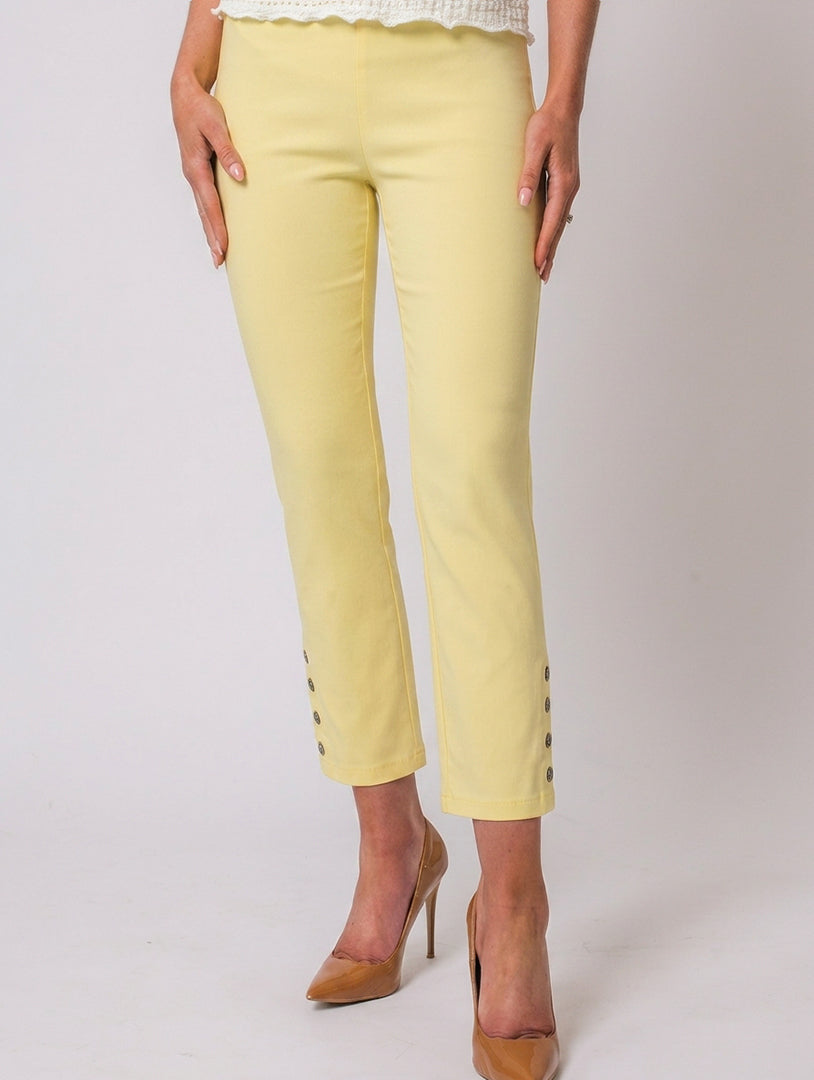 Button Crop Moda - Lemon