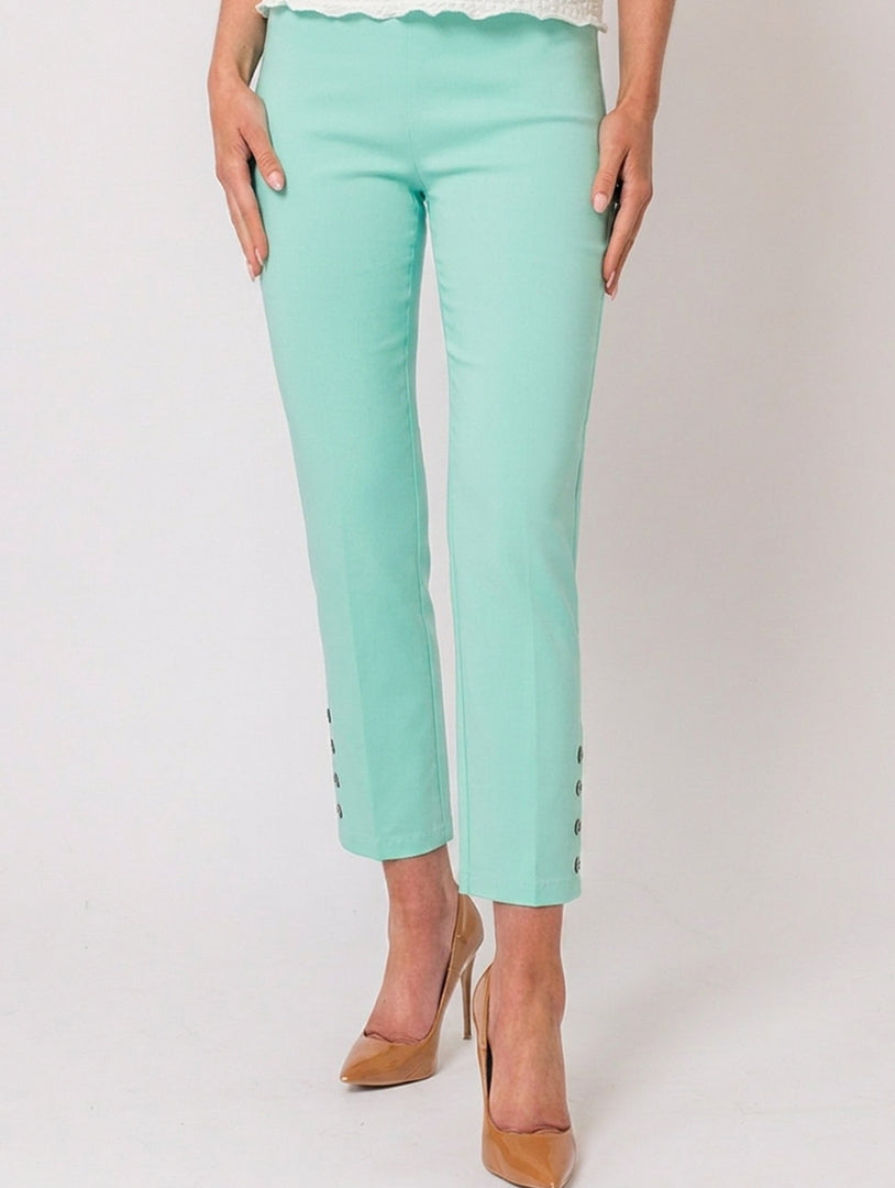 Button Crop Moda - Mint